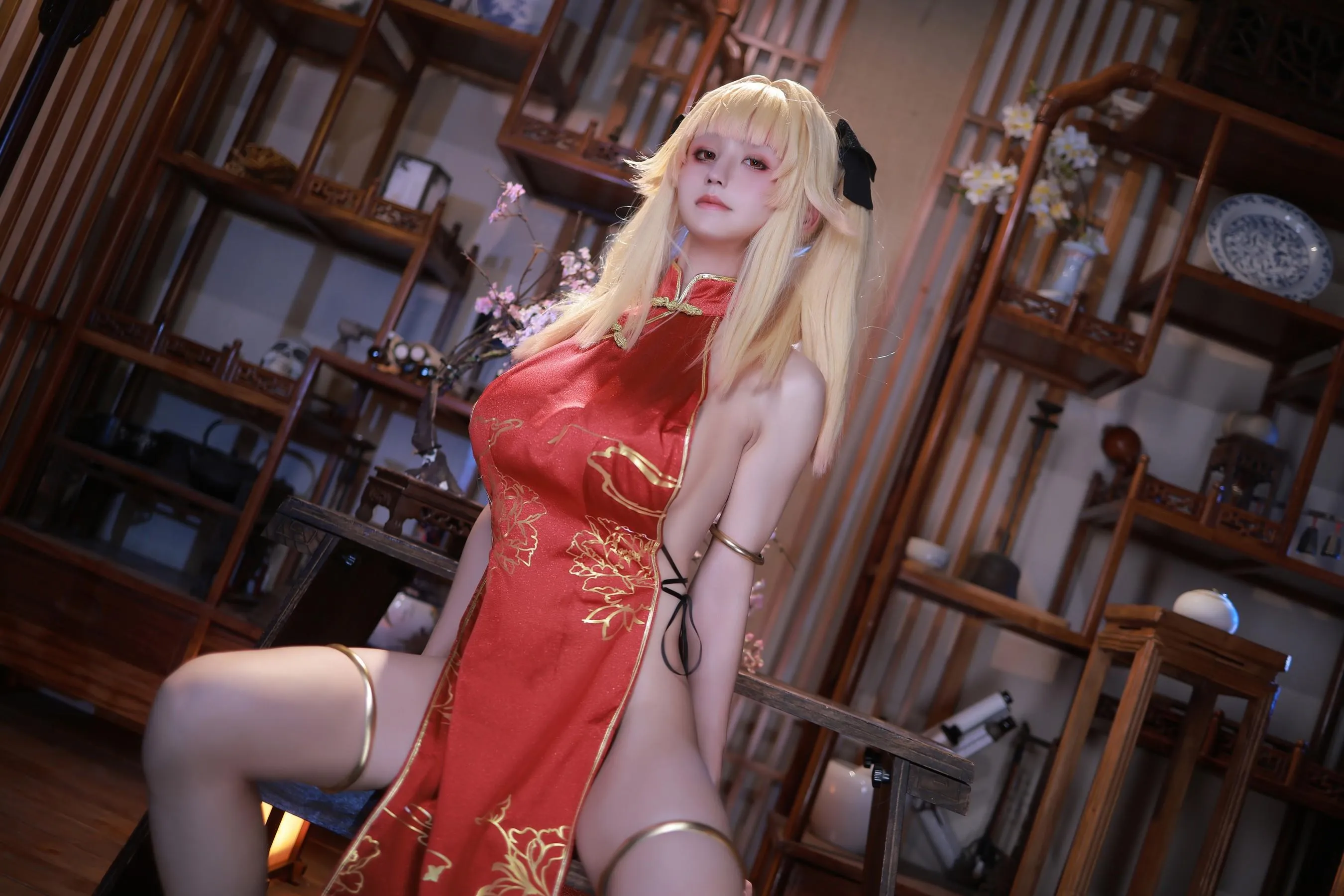 桜满三时 – NO.04 萌姬联合 旗袍 [67P]插图9